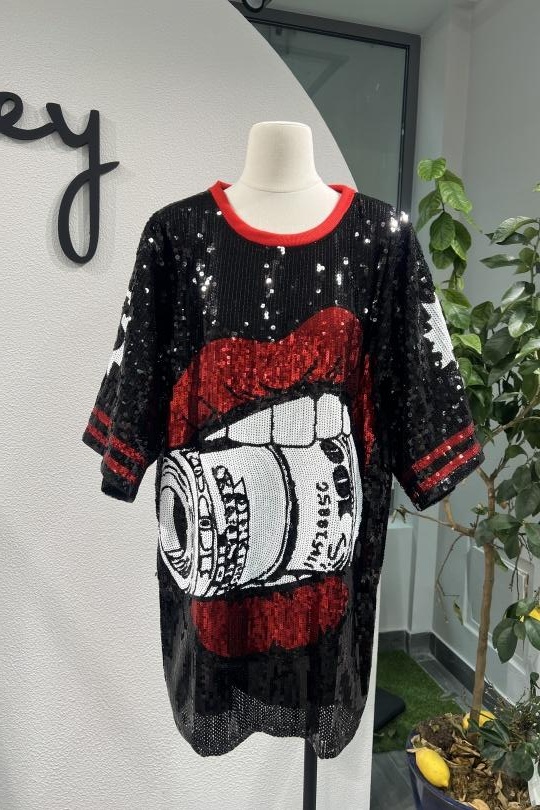 T-shirts Femme Noir Osley - Mochy H5849 Efashion Paris