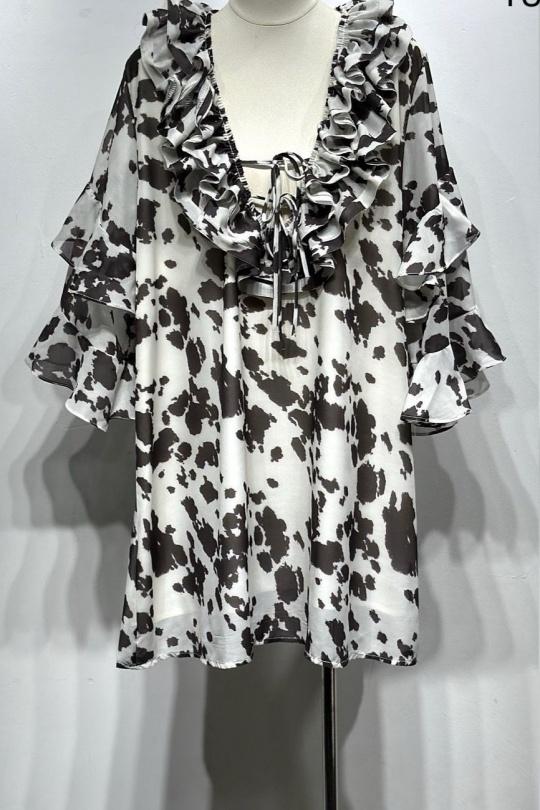 Blouses Women White Osley - Mochy H10852 Efashion Paris