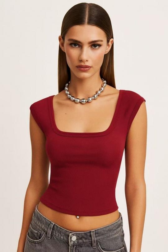 Canotte Donna Burgundy Osley - Mochy ST6510 Efashion Paris