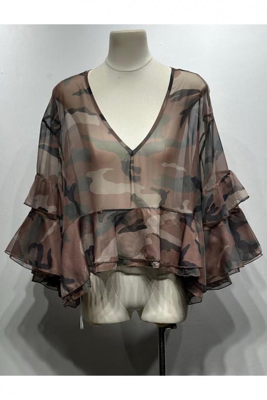 Blouses Femme Camouflage  Osley - Mochy H10723-1 Efashion Paris