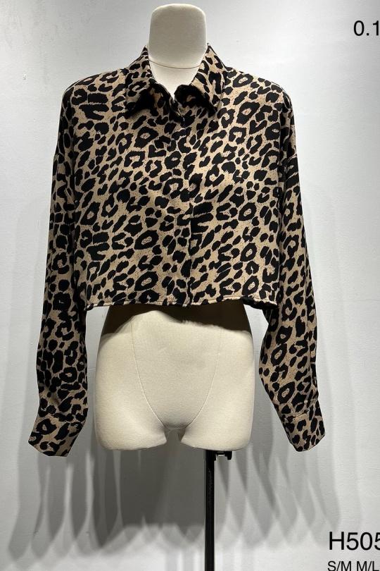 Chemises Femme Leopard Osley - Mochy H5055 Efashion Paris