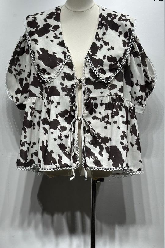 Blouses Femme Ecru Osley - Mochy H10855 Efashion Paris