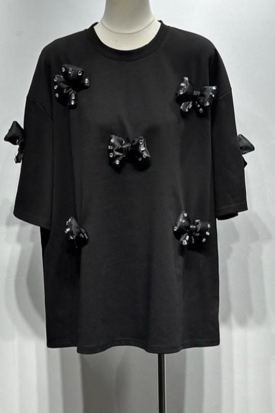 T-shirts Femme Noir Osley - Mochy H10168 Efashion Paris