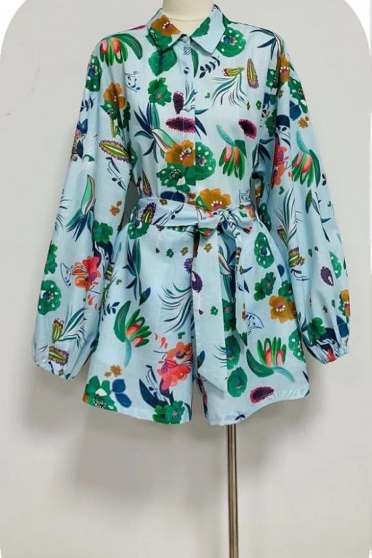 Ensembles Femme Bleu Osley - Mochy EC5005 Efashion Paris