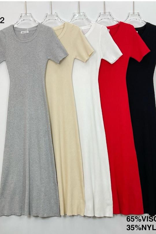 Abiti al polpaccio Donna Beige Osley - Mochy PL5372 Efashion Paris