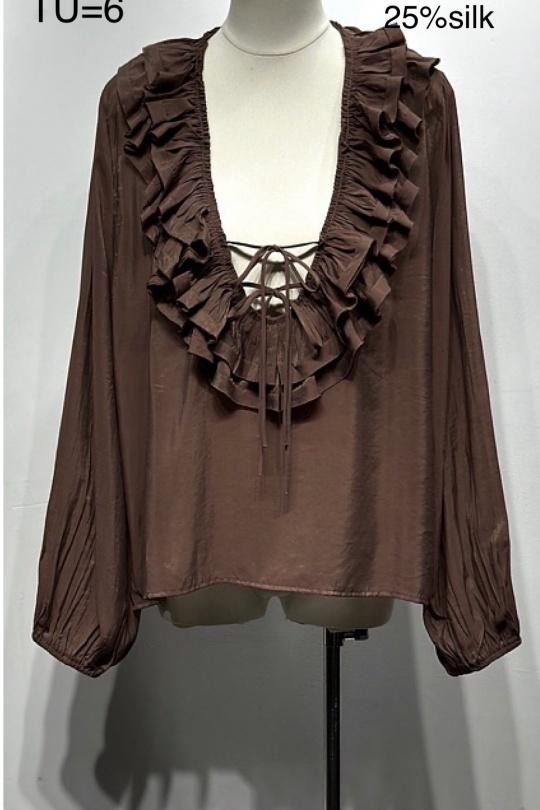 Blouses Femme Choco Osley - Mochy H10060 Efashion Paris