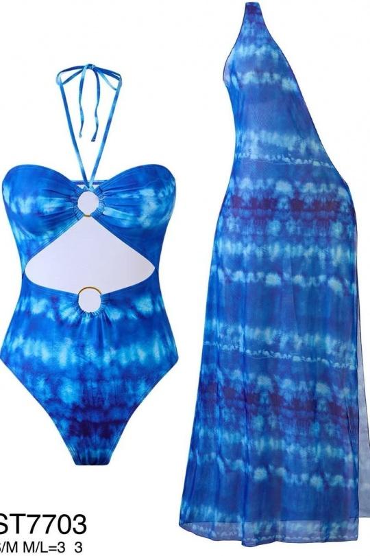 Deux pièces Femme Bleu Osley - Mochy ST7703 Efashion Paris