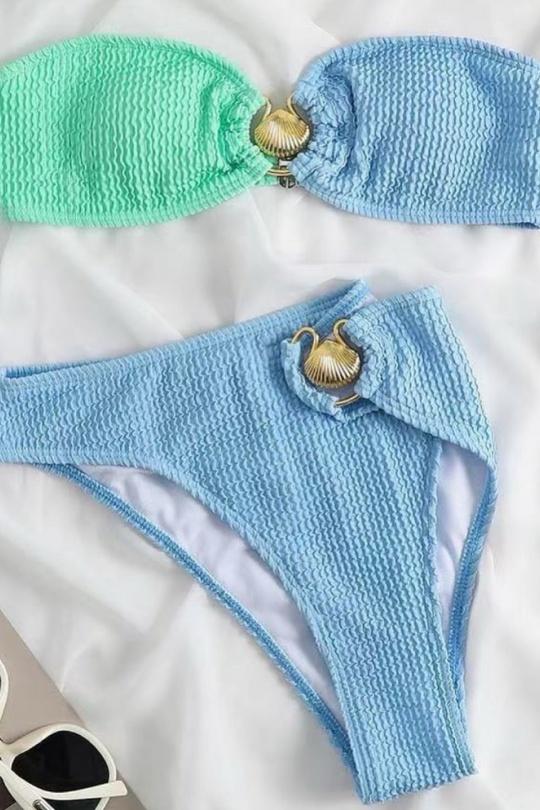 Deux pièces Femme Bleu Osley - Mochy ST4213 Efashion Paris