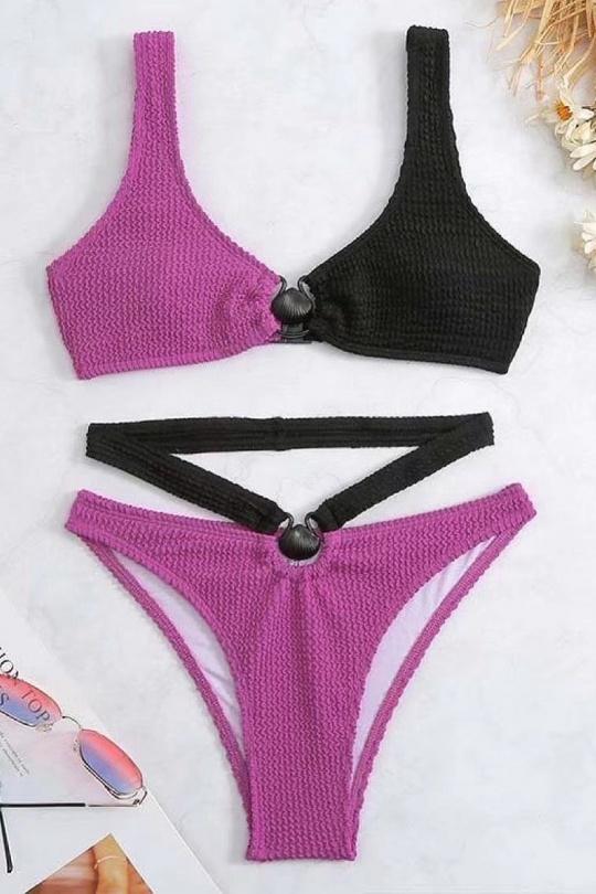 Deux pièces Femme Noir Osley - Mochy ST4215 Efashion Paris