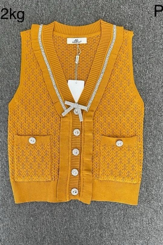 Cardigans Women Mustard Osley - Mochy PL11171 Efashion Paris