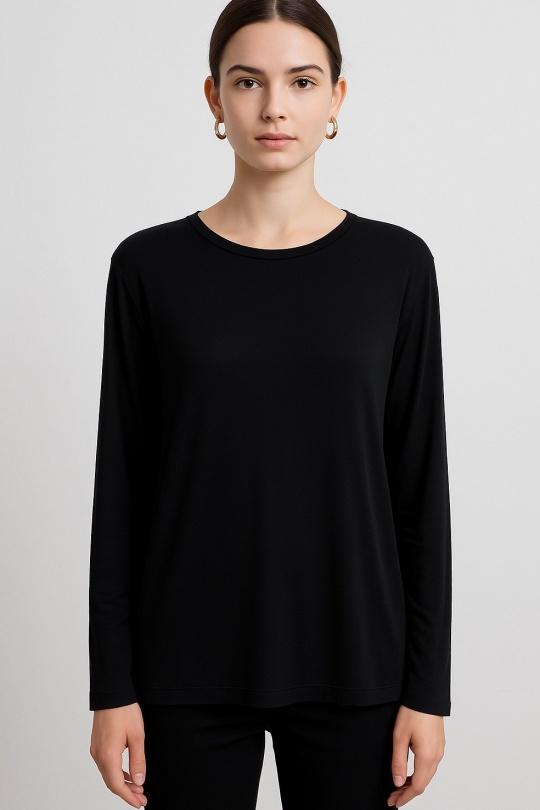 T-shirts Femme Noir Osley - Mochy H5895 Efashion Paris
