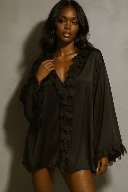 Blouses Femme Noir Osley - Mochy H11615 Efashion Paris