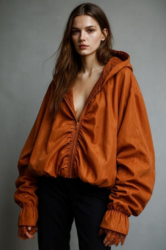 Vestes  Femme Violet Osley - Mochy V11002 Efashion Paris