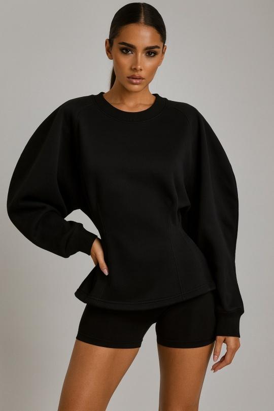 Sweats Women Black Osley - Mochy H11105 Efashion Paris