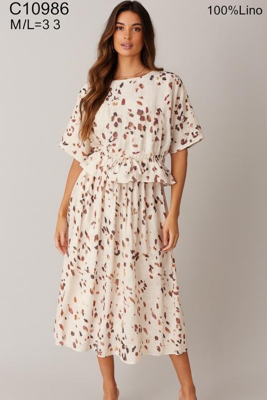 Conjuntos Mujer Beige Osley - Mochy EC10986 Efashion Paris