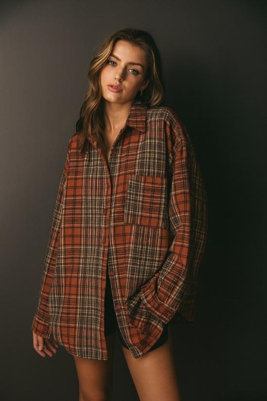 Camisas Mujer Rust Osley - Mochy H11788 Efashion Paris