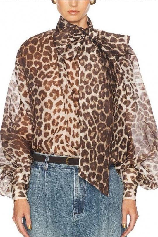 Blusas Mujer Leopard Osley - Mochy R6873 Efashion Paris
