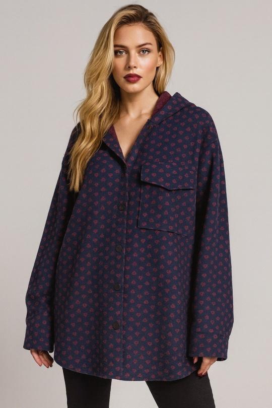 Chemises Femme Bleu Osley - Mochy H6923 Efashion Paris