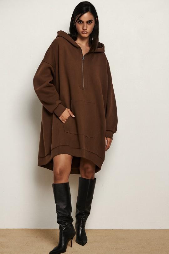 Abiti corti Donna Brown Osley - Mochy H11333 Efashion Paris