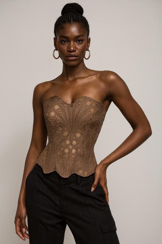 Tops Mujer Black Osley - Mochy ST11670 Efashion Paris