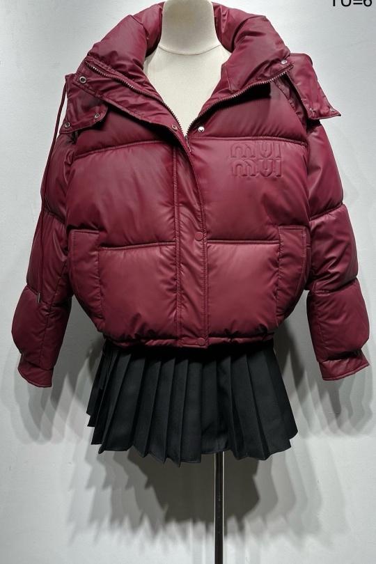 Doudounes Femme Bordeaux Osley - Mochy D7011 Efashion Paris