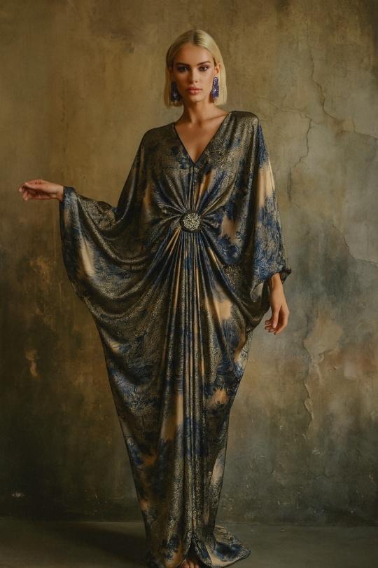 Robes longues Femme Taupe Osley - Mochy R11939 Efashion Paris