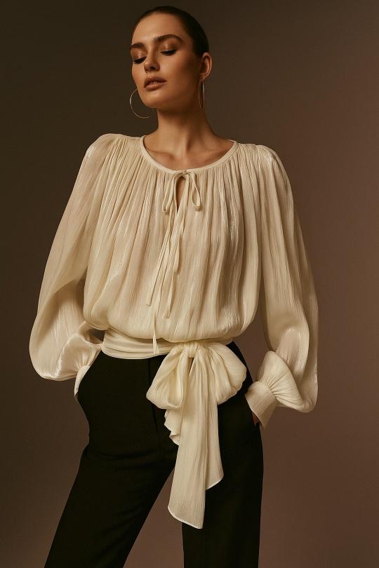 Blouses Femme Beige Osley - Mochy H11868 Efashion Paris