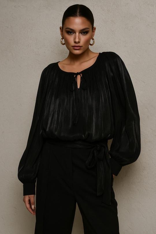 Blouses Femme Noir Osley - Mochy H11868 Efashion Paris