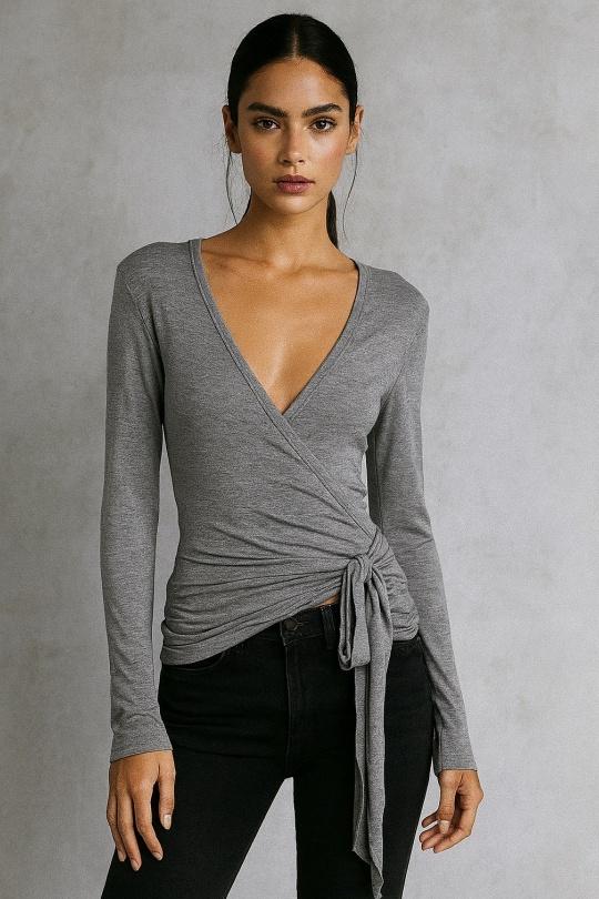 Tops Femme Noir Osley - Mochy H12608 Efashion Paris