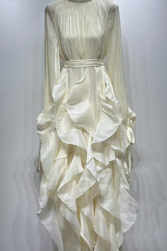 Robes longues Femme Vert Osley - Mochy R12005 Efashion Paris