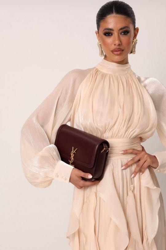 Robes longues Femme Vert Osley - Mochy R12005 Efashion Paris