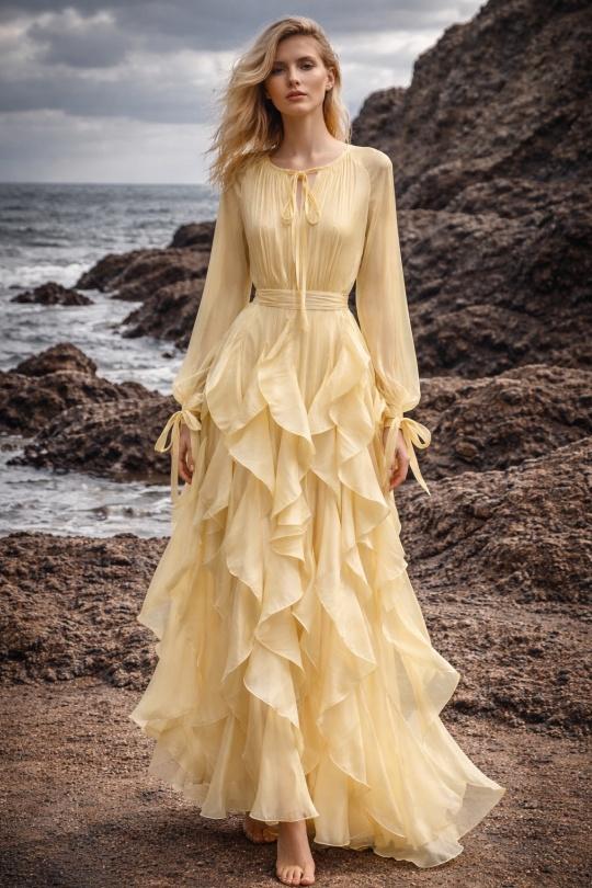 Maxi dresses Women Pink Osley - Mochy R12621 Efashion Paris