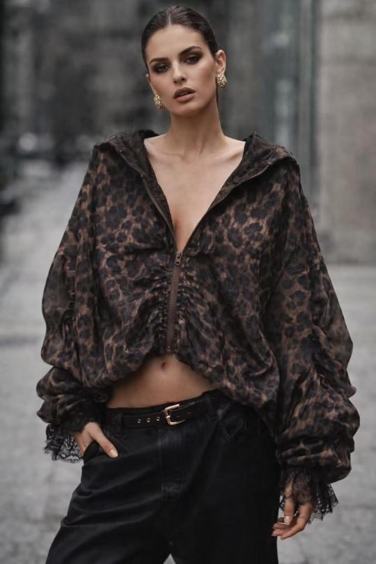 Vestes  Femme Violet Osley - Mochy V11002 Efashion Paris