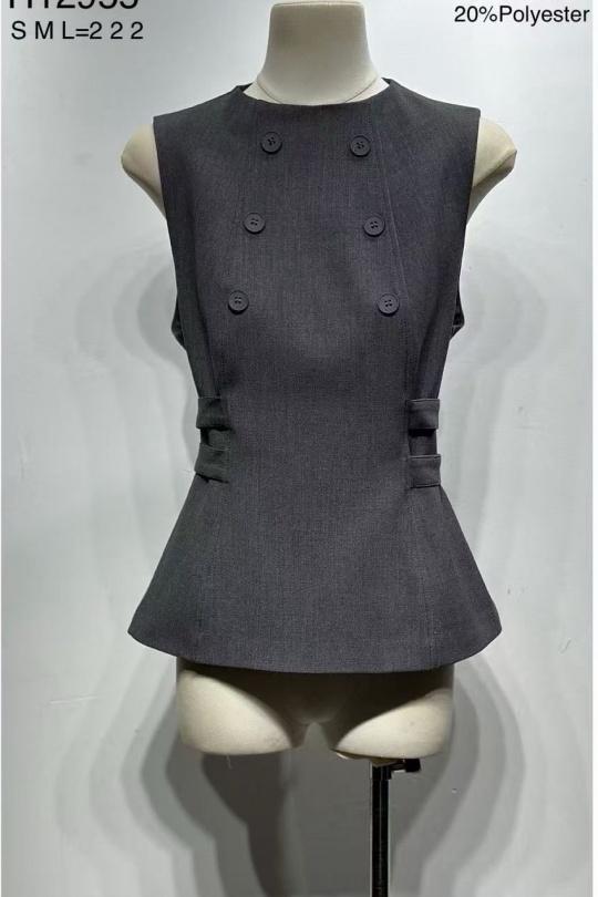 Tops Femme Noir Osley - Mochy H12955 Efashion Paris