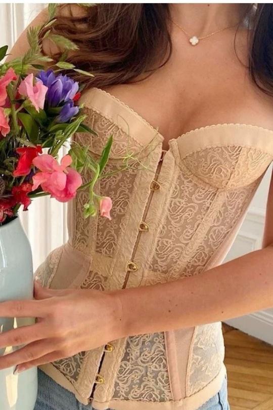 Tops Femme Beige Osley - Mochy ST11899 Efashion Paris