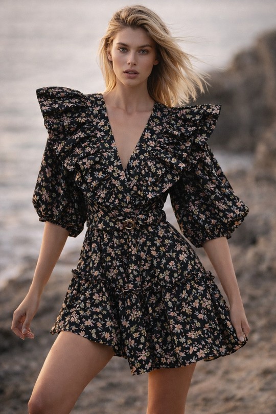 Abiti corti Donna Black Osley - Mochy R5771 Efashion Paris