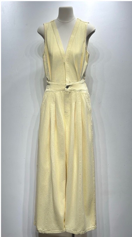 Combinaisons Femme Jaune Osley - Mochy CB12910 Efashion Paris