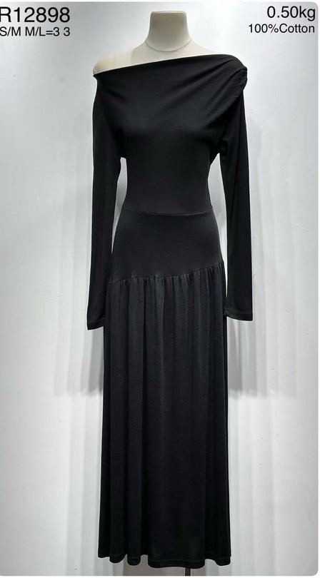 Robes longues Femme Noir Osley - Mochy R12898 Efashion Paris