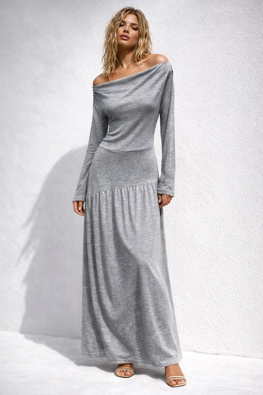 Robes longues Femme Noir Osley - Mochy R12898 Efashion Paris