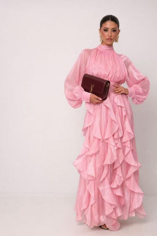 Robes longues Femme Vert Osley - Mochy R12005 Efashion Paris