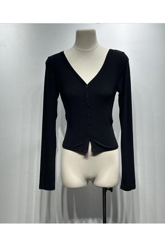 Tops Women Black Osley - Mochy H13312 Efashion Paris