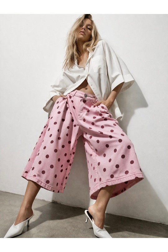 Pantacourts Femme Rose Osley - Mochy P13735 Efashion Paris