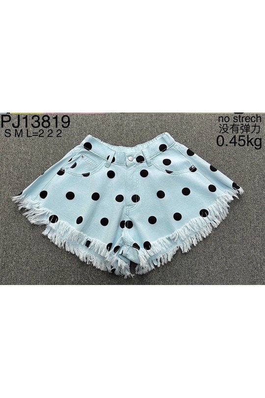 Shorts Femme Bleu Osley - Mochy PJ13819 Efashion Paris