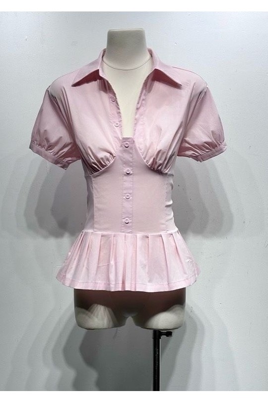 Tops Femme Blanc Osley - Mochy H13887-1 Efashion Paris