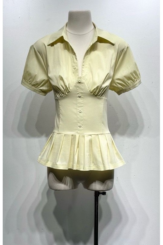 Tops Femme Blanc Osley - Mochy H13887-1 Efashion Paris