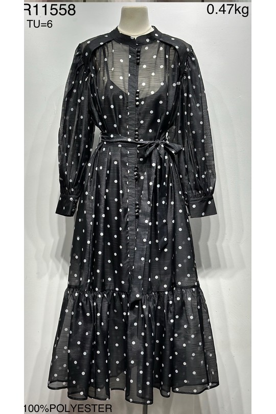 Robes longues Femme Bleu Osley - Mochy R11558 Efashion Paris