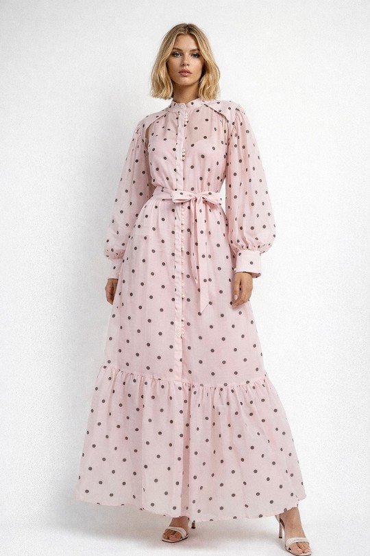 Robes longues Femme Bleu Osley - Mochy R11558 Efashion Paris