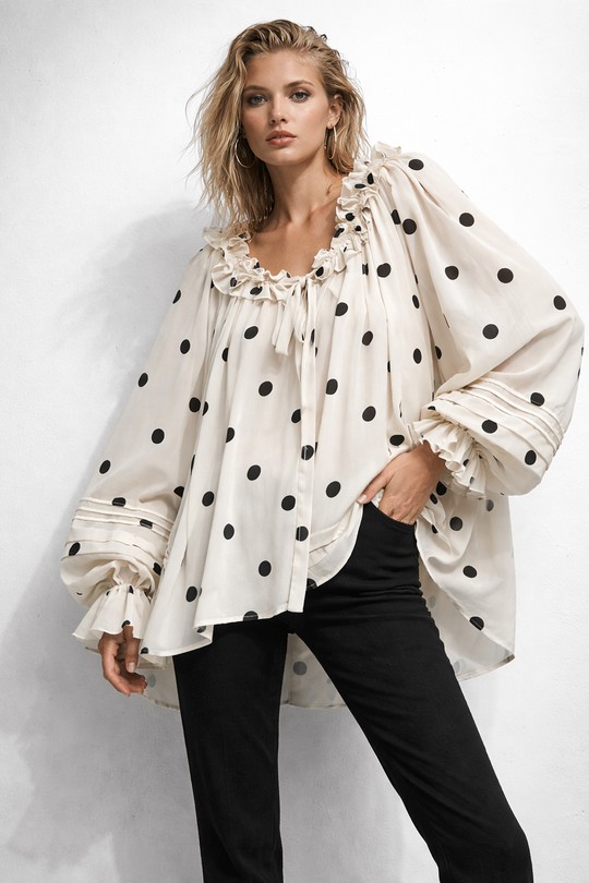 Blouses Femme Beige Osley - Mochy H13990 Efashion Paris