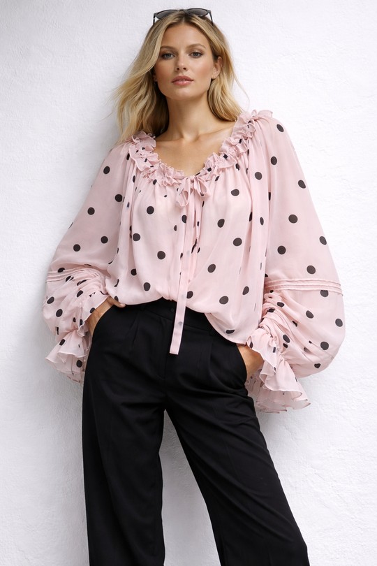 Blouses Femme Beige Osley - Mochy H13990 Efashion Paris