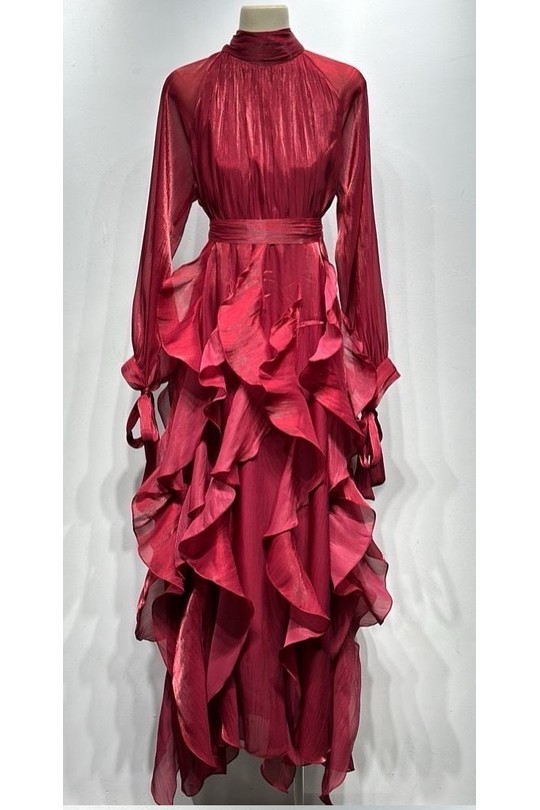 Robes longues Femme Vert Osley - Mochy R12005 Efashion Paris